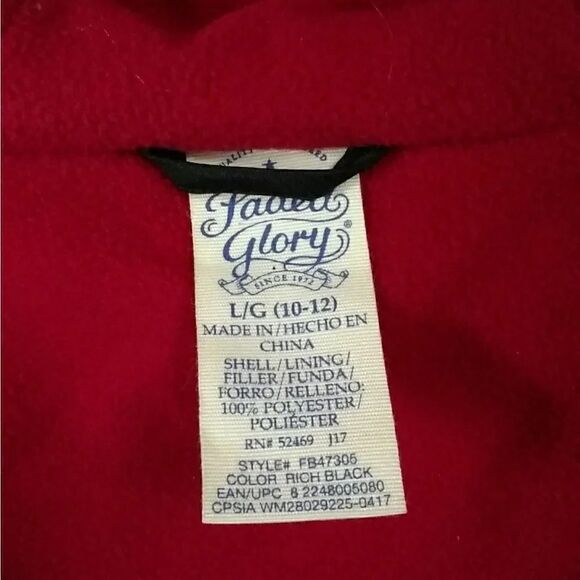 Faded Glory puffer jacket Sz L - Picture 5 of 6